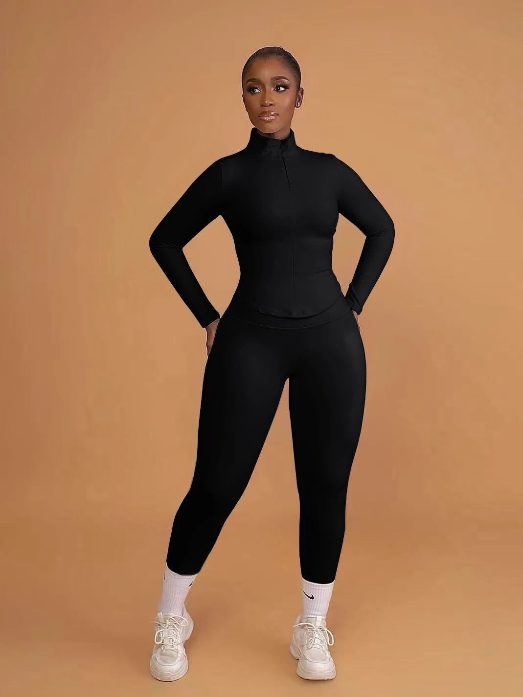 Plus Size Solid Color Jumpsuit for Women, Stretchy Bodycon Romper, Casual & Party Wear
