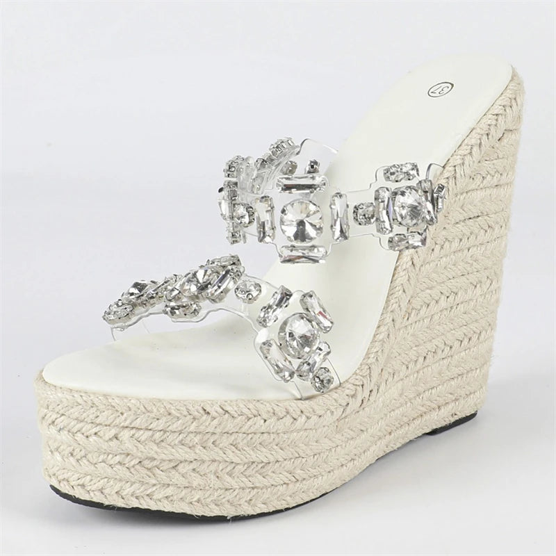Fashion High Platform Wedge Slipper