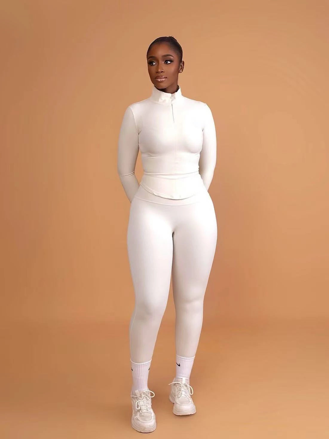 Plus Size Solid Color Jumpsuit for Women, Stretchy Bodycon Romper, Casual & Party Wear