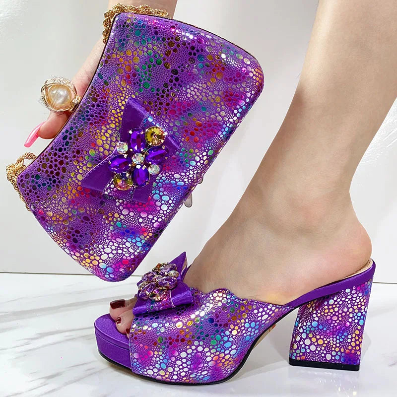 Elegant Platform Heel W/ Bag Set