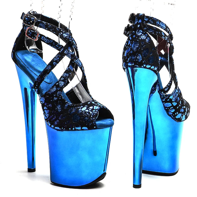 Suede High Platform High Heels
