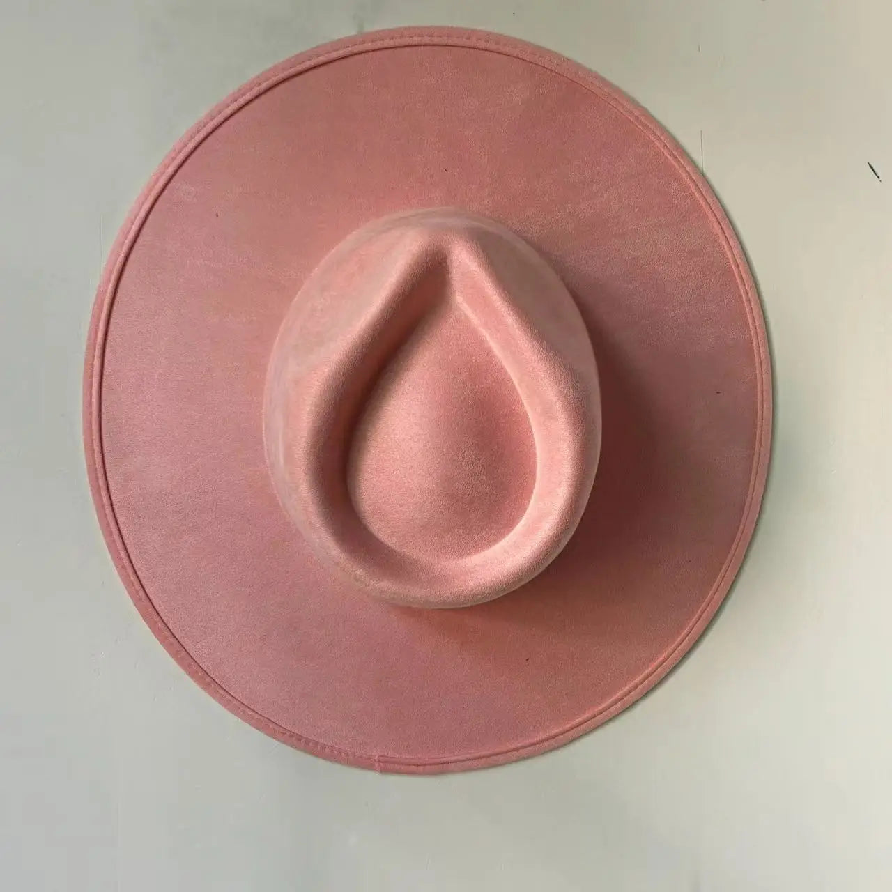 Suede Fedora Hat 9.5cm Wide Brim Suede Hats for Women and Men Hand Sewn Autumn Winter Jazz Hat Fashion chapeau femme шляпа