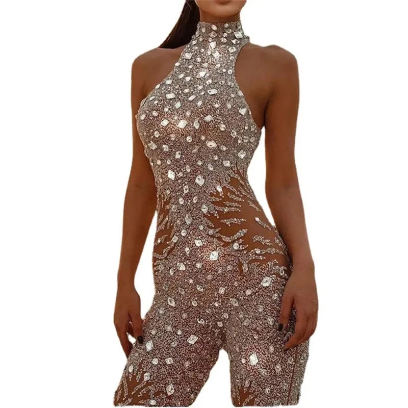 Sleeveless Jumpsuits for Women 2024 Fashion Spring Streetwear Slim Womens Jumpsuit Chic Elegant Pencil Pants Jumpsuit Bodysuit