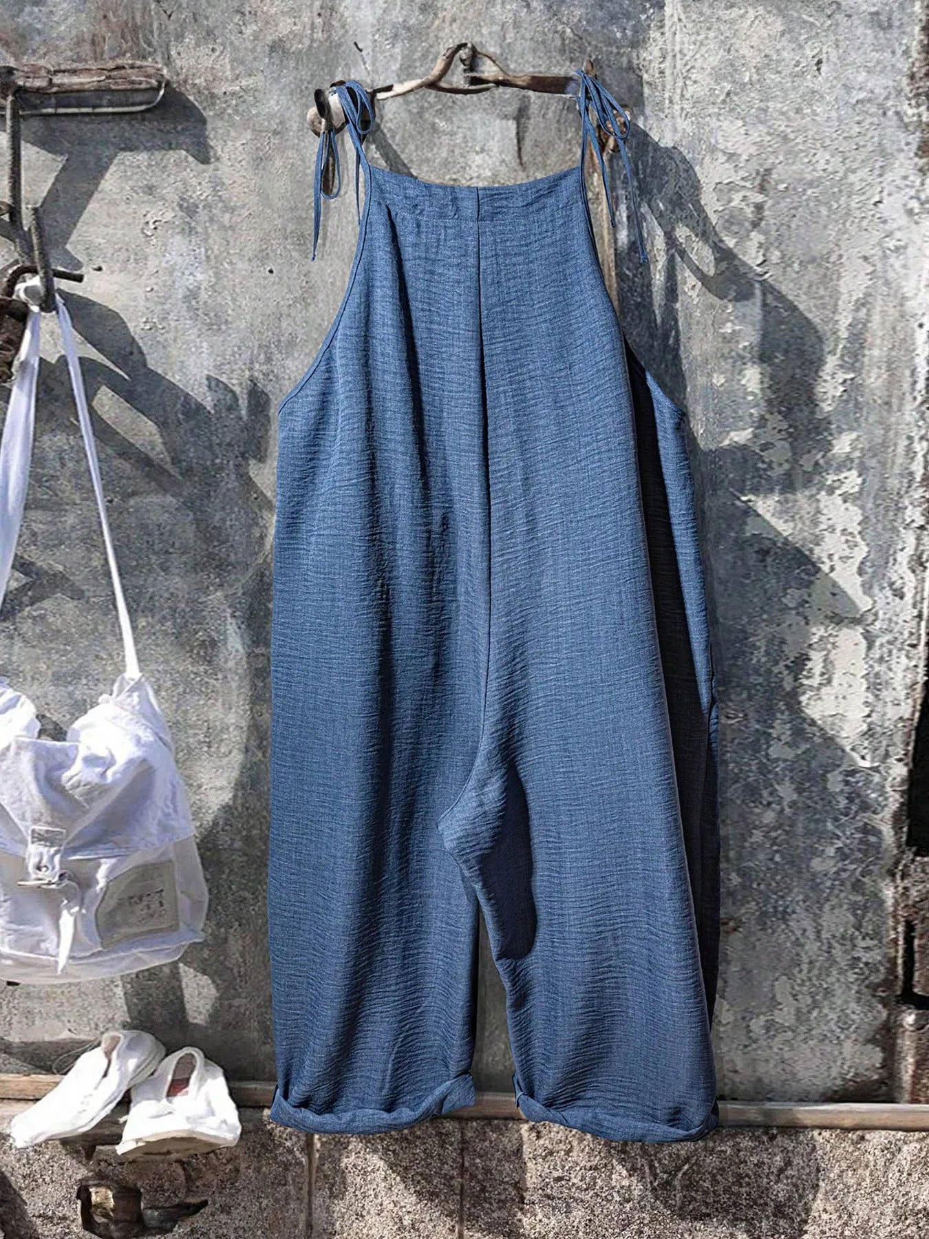 Plus Size Jumpsuit for Women, Loose-Fitting Casual Overalls for All Seasons, Comfortable and Stylish One-Piece