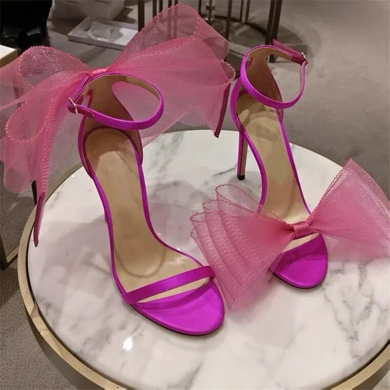 Sexy Big Butterfly-Knot Stiletto High Heels