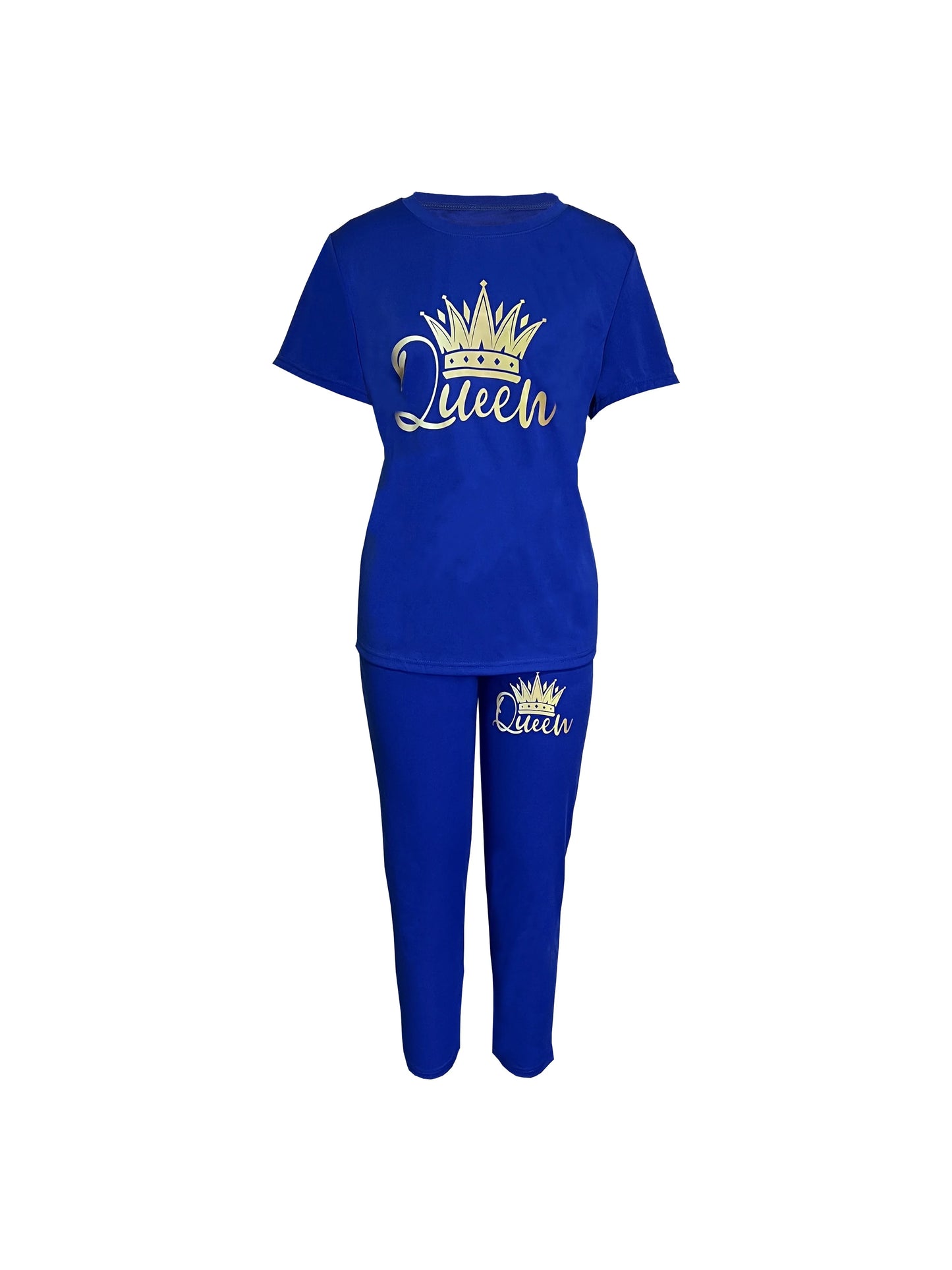 Queen Printed Comfortable Casual Set