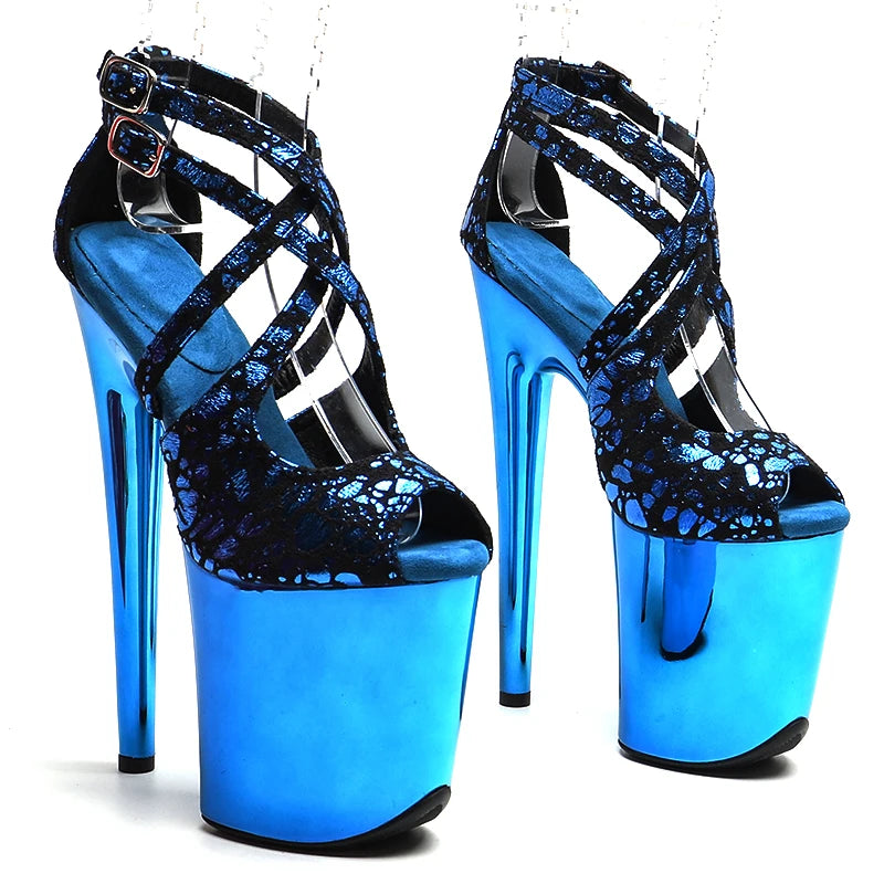 Suede High Platform High Heels