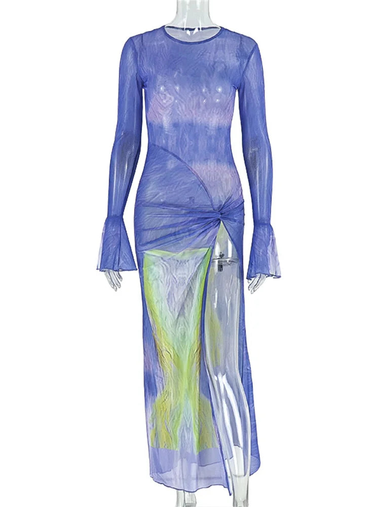 High Splits Hem Sexy Fashion Long Dress