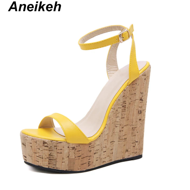 Super High Summer Platform Wedges