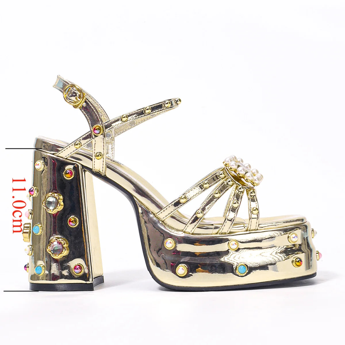 Thick Waterproof Platform High Heels