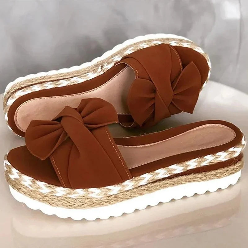 Flower Platform Slippers