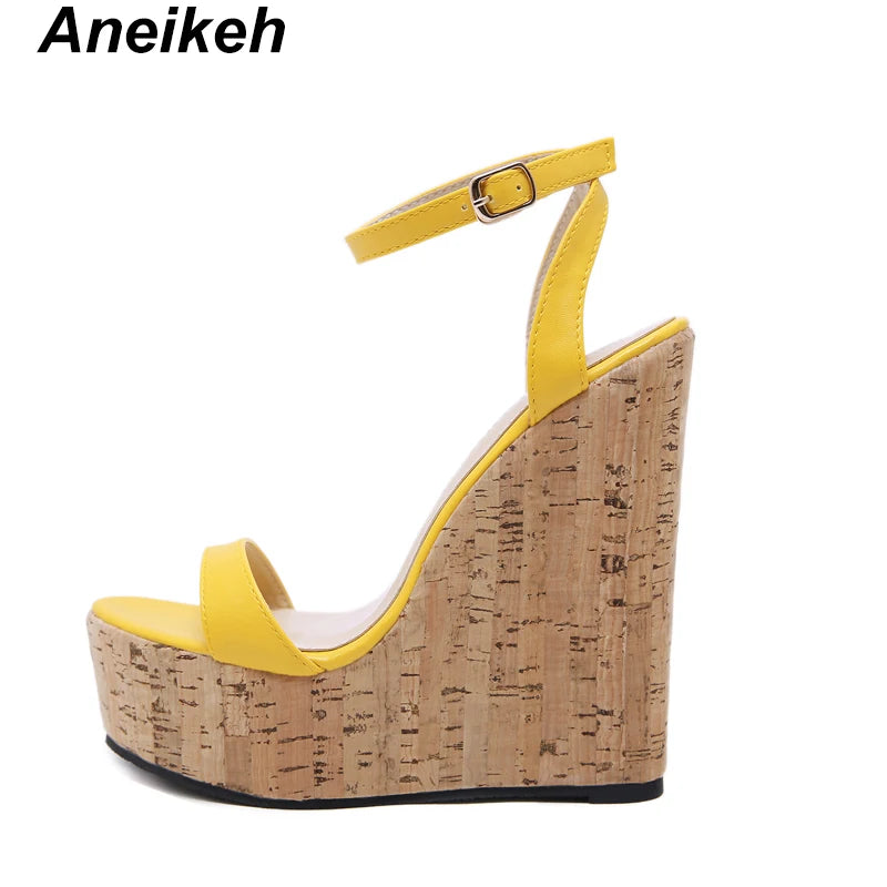 Super High Summer Platform Wedges