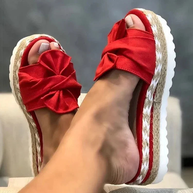 Flower Platform Slippers