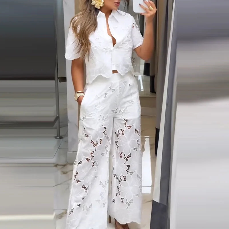 Casual Pants 2 Pieces Set
