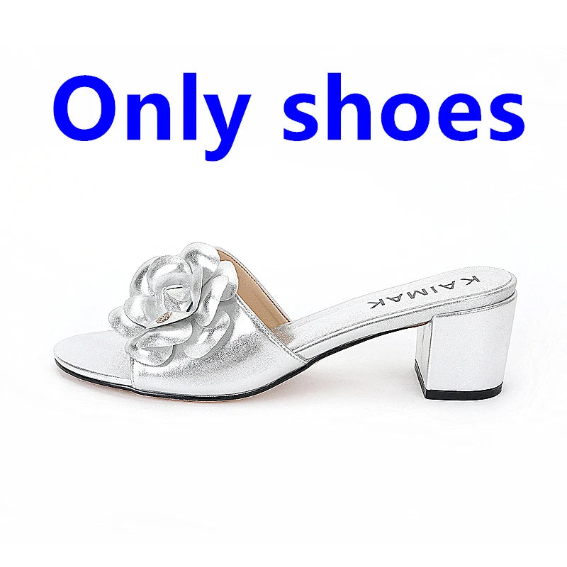 2025 Luxury Women's Shoe Bag Package Handbag Wedding Party Banquet Shoe Bag High Heels African Gold Silver Large Size Slippers