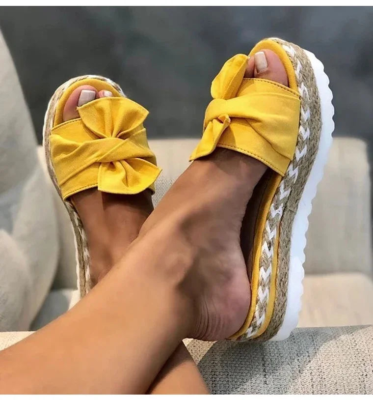 Flower Platform Slippers