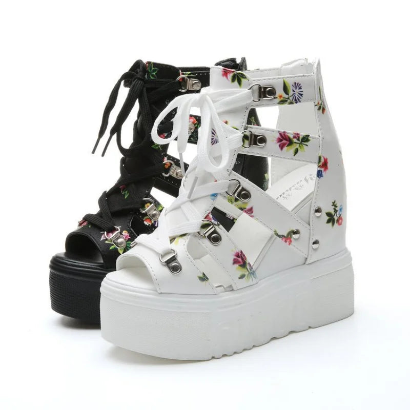 Wedge Platform Open Toe Casual Sandal