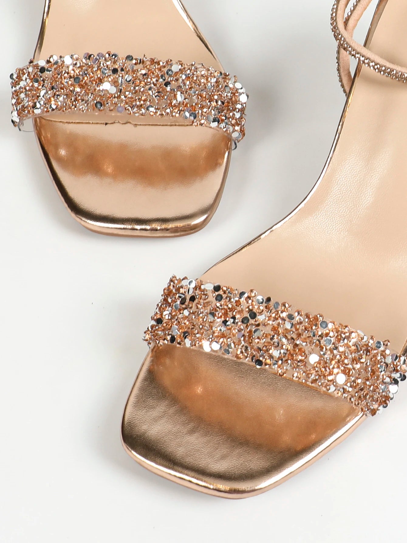 Crystal Transparent Chunky Heels