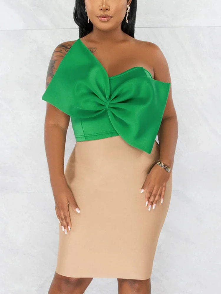 Strapless Bowknot Elegant Top