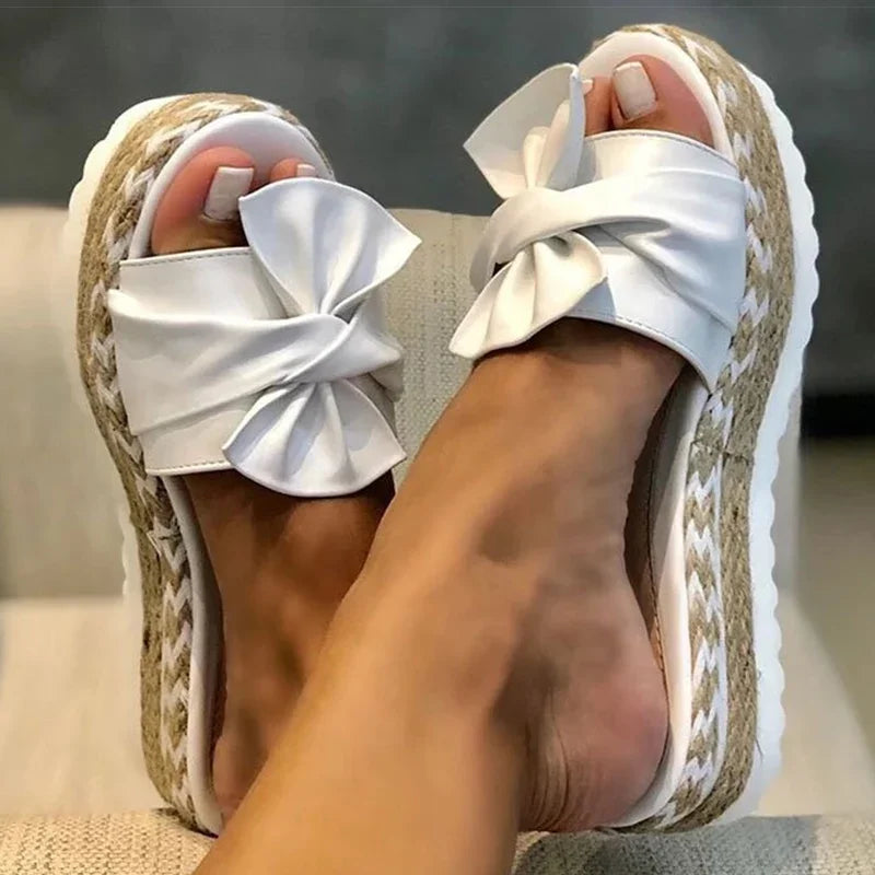Flower Platform Slippers
