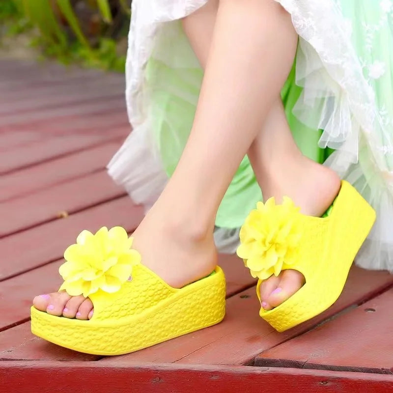 Thick Bottom Platform Slippers