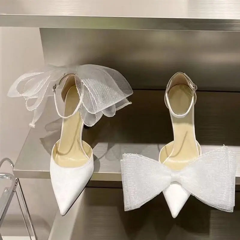 Sexy Big Butterfly-Knot Stiletto High Heels
