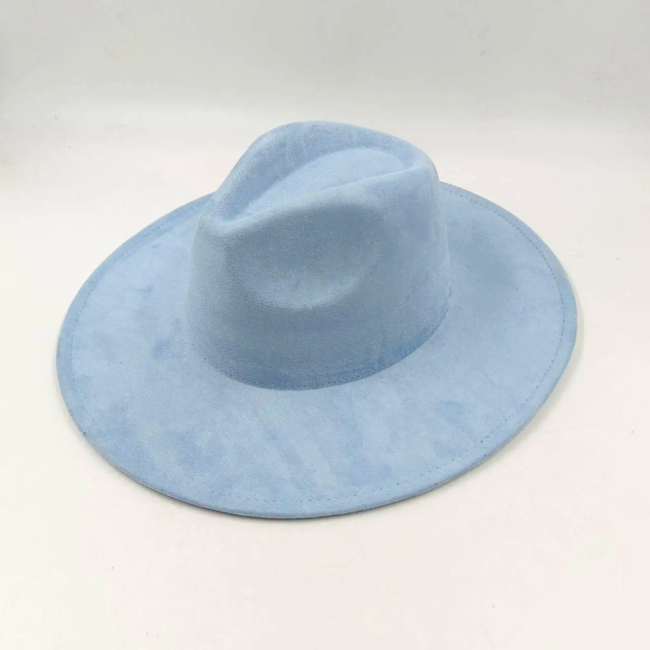 Colorful Suede Wide Brim Felt Fedoras Hat for Women Men Church Jazz Cap Panama Denim Hat Wholesale шляпа женская л