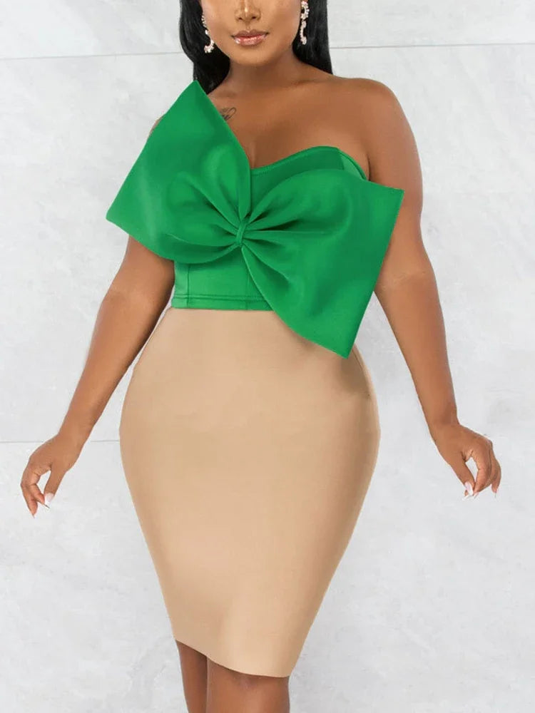 Strapless Bowknot Elegant Top