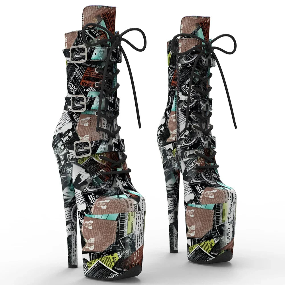 Sexy High Heel Platform Boots