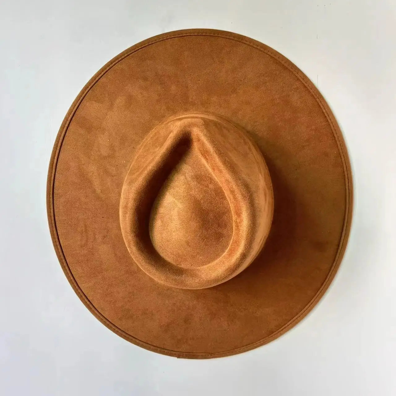 Suede Fedora Hat 9.5cm Wide Brim Suede Hats for Women and Men Hand Sewn Autumn Winter Jazz Hat Fashion chapeau femme шляпа