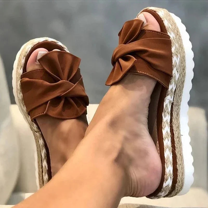 Flower Platform Slippers