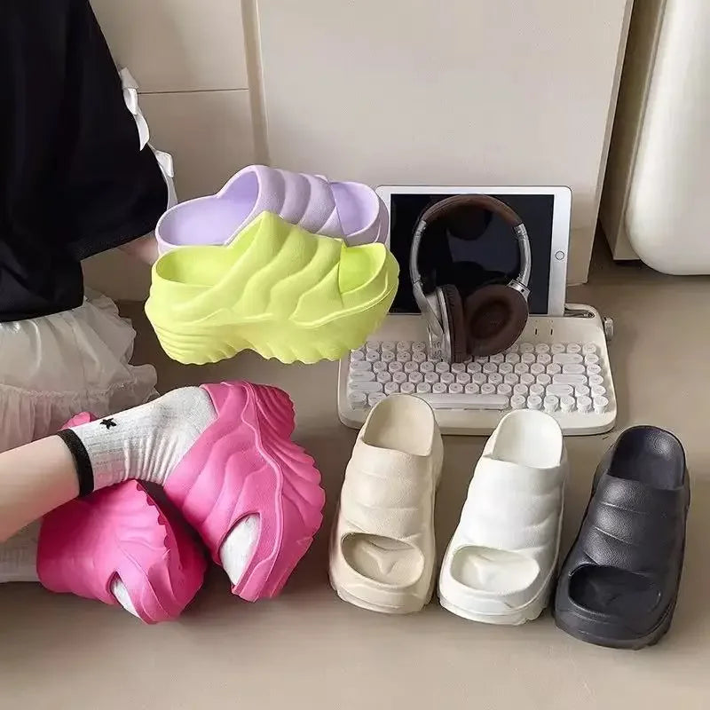 Thick Sole Platform Slippers