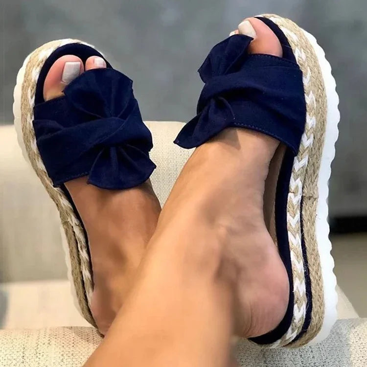 Flower Platform Slippers
