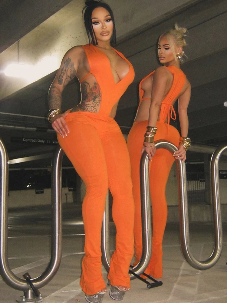 2 Piece Bodysuit & Leggings Set