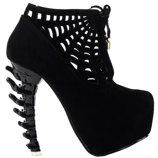 Web Platform Bone Boots