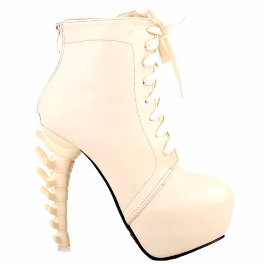 Sexy Platform Bone High Heel Boots