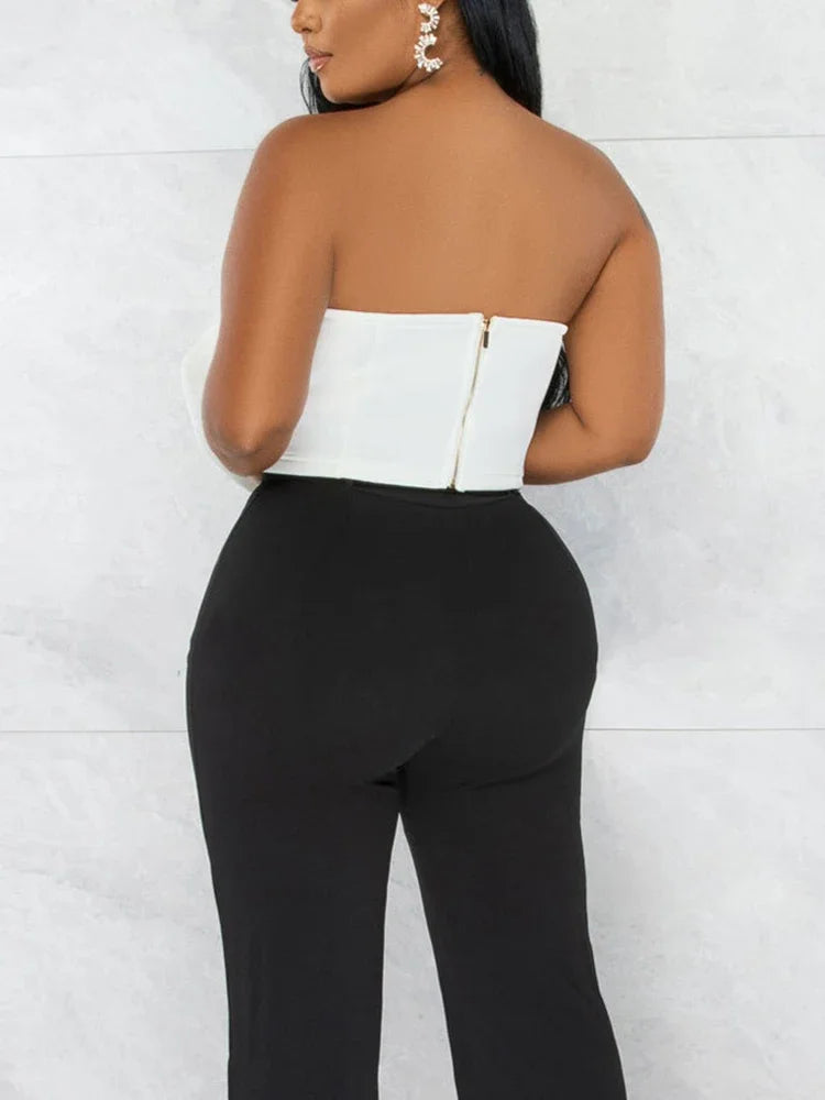 Strapless Bowknot Elegant Top