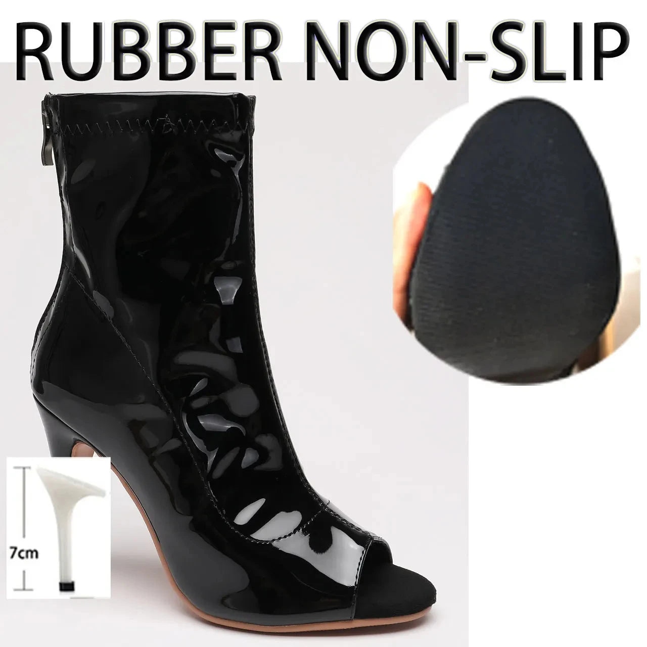 Sexy Thin High Heel Suede Sole Customizable Boots