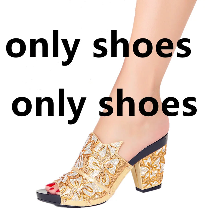 Italian Design  Women's High Heel Sandals & Clutch Set | Non-Slip Comfortable Wedding, Prom, Party Pumps | Size 38-43 | 6 Colors