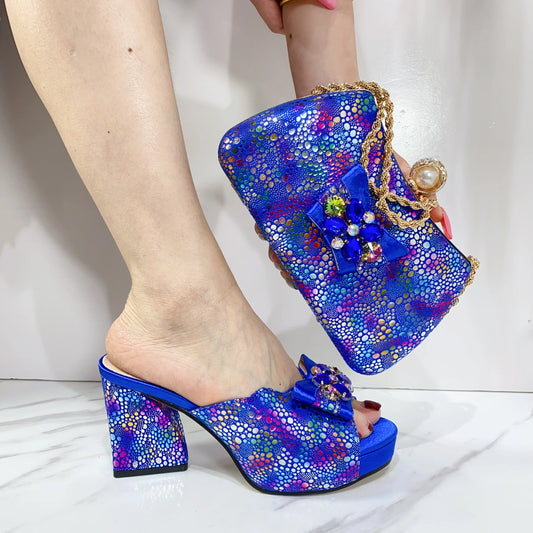 Elegant Platform Heel W/ Bag Set
