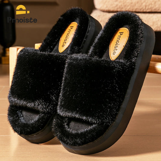 Faux Fur Slippers