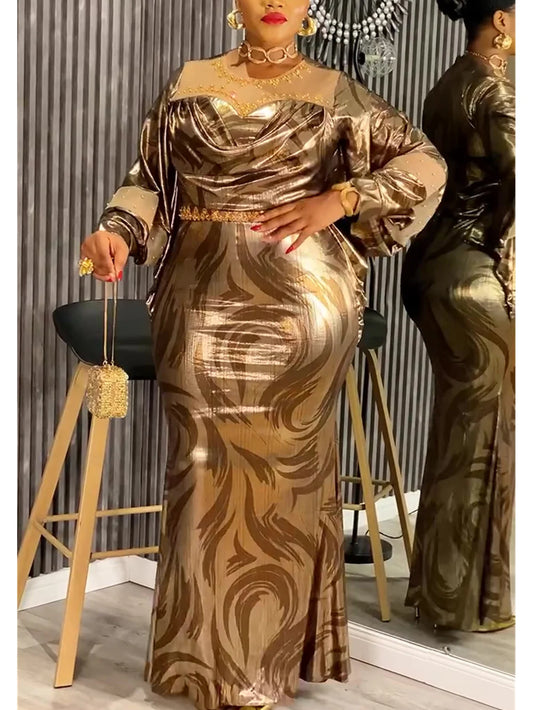 Elegant African Long Dress