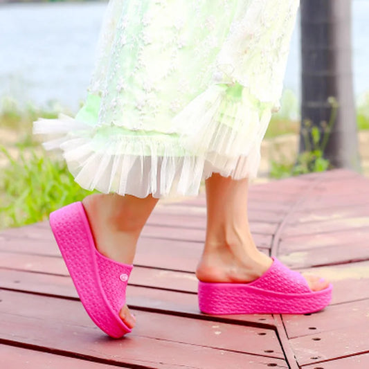 Thick Bottom Platform Slippers