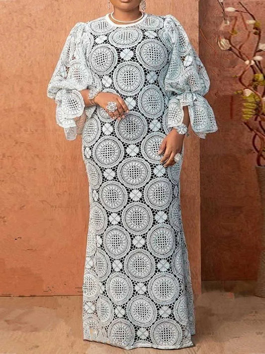 Vintage Hollow Out Gorgeous Dress