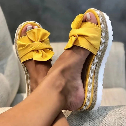 Flower Platform Slippers