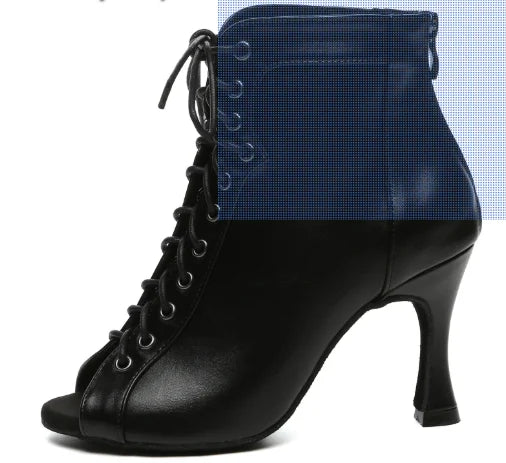 New high heel strap hollowed-out sandals modern dance pole jazz boots indoor
