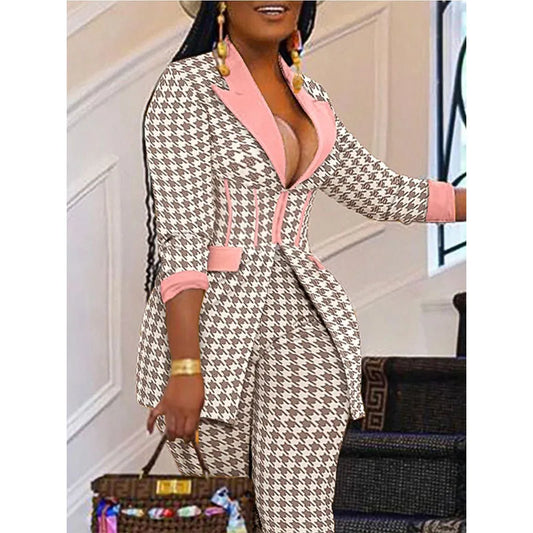 2 Piece Jacket Pants Set