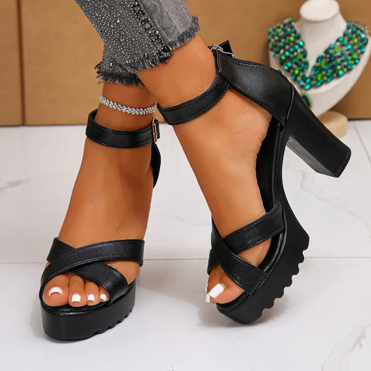 Block Low Heels