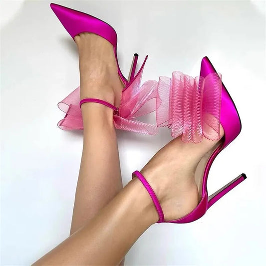 Sexy Big Butterfly-Knot Stiletto High Heels