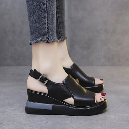 Summer New Wedge Heel Platform Sandals